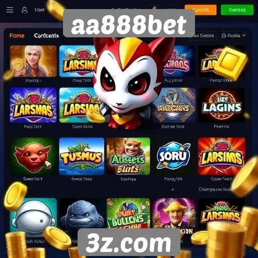 Opções de jogos disponíveis na plataforma aa888bet