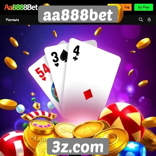 Variedade de jogos disponíveis no aa888bet